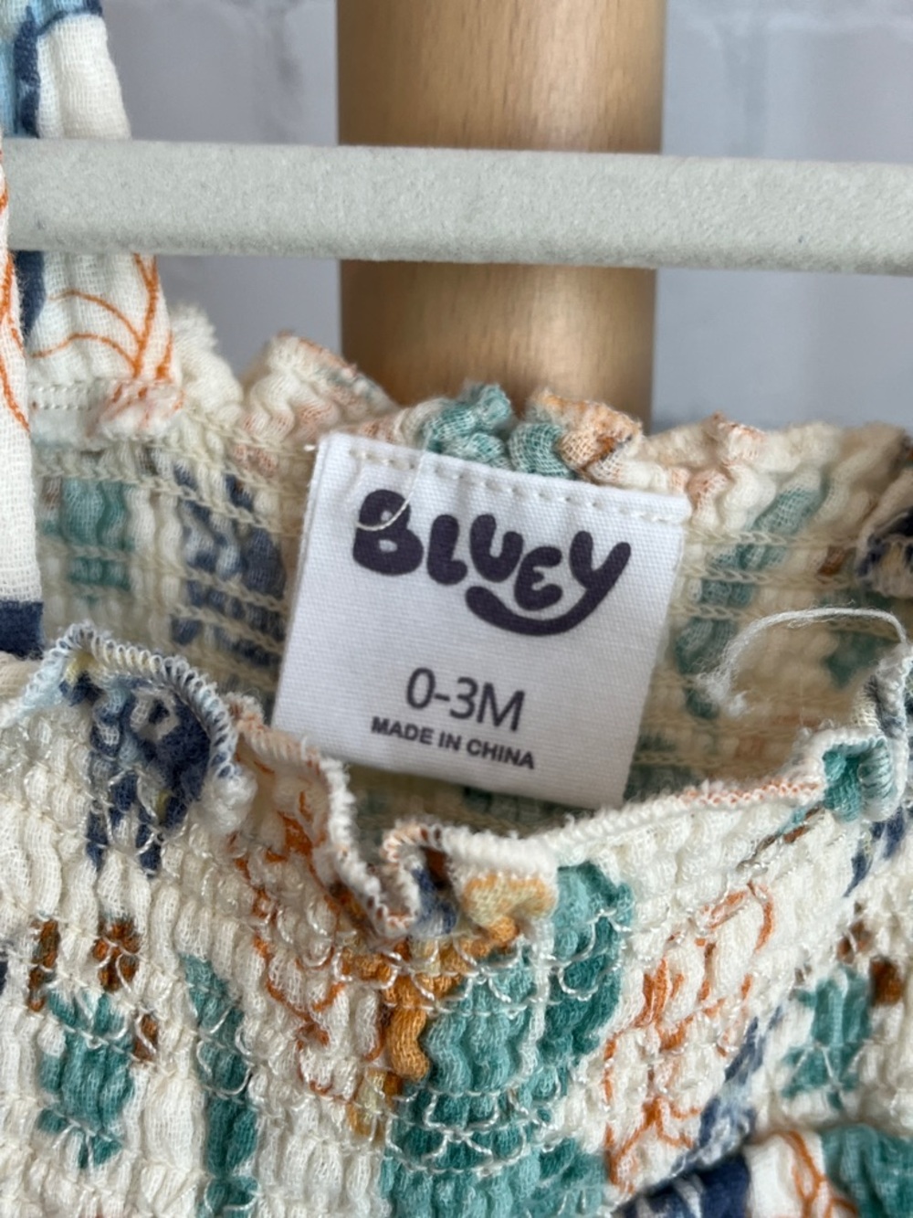 ⭐️⭐️PICK 5 / $20 Bluey Smocked Baby Romper - Picture 3 of 5